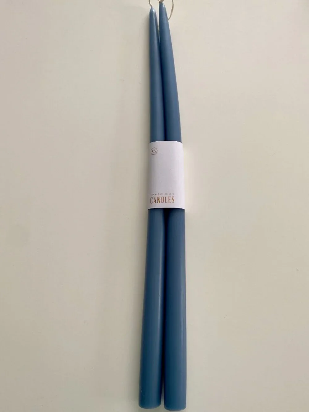 NWT No Drip Taper Blue Candles 18inches The Floral Society
